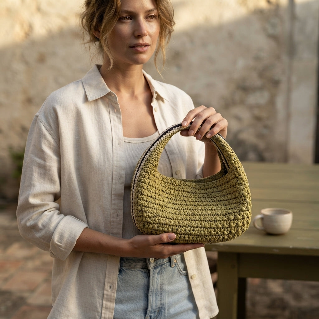 Purse Handbag Beach Bag V7 | Crochet Pattern PDF