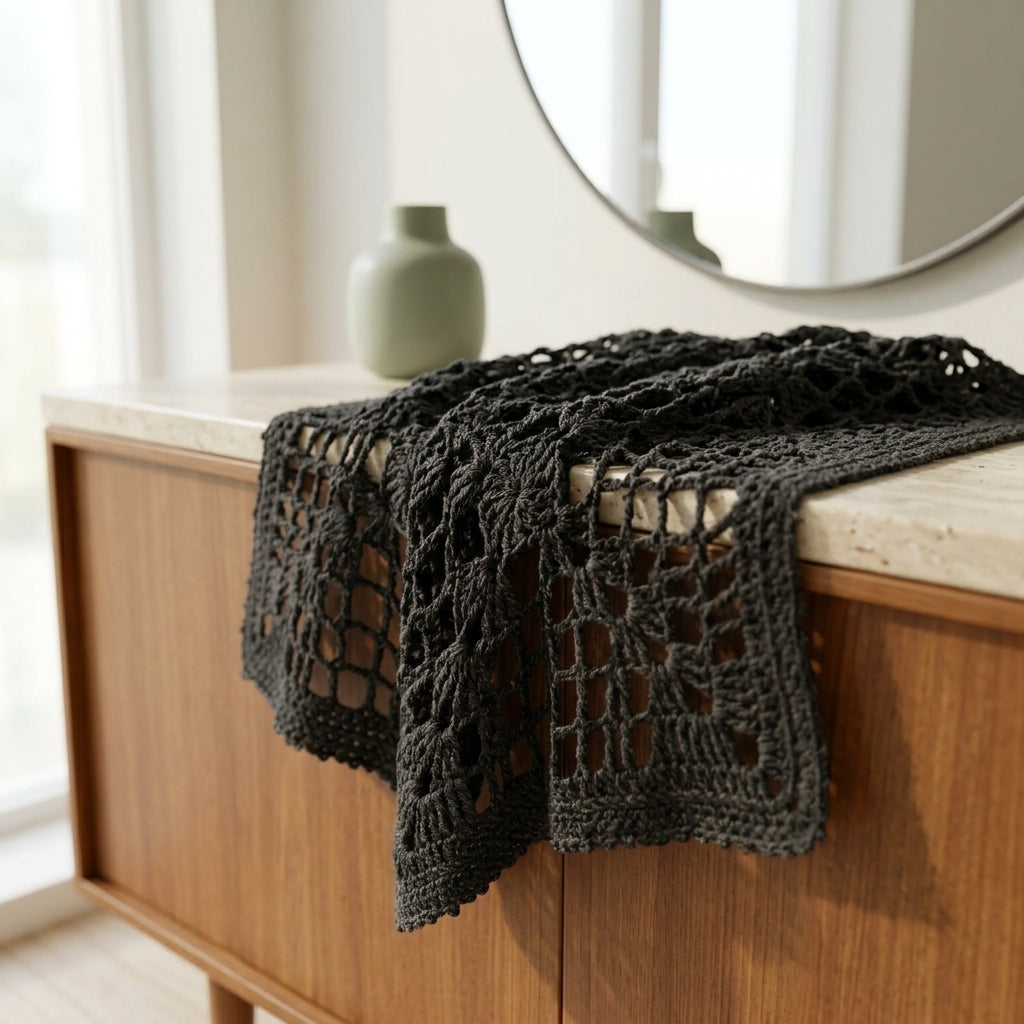 Graveyard Duster Goth Scarf | Crochet Pattern PDF