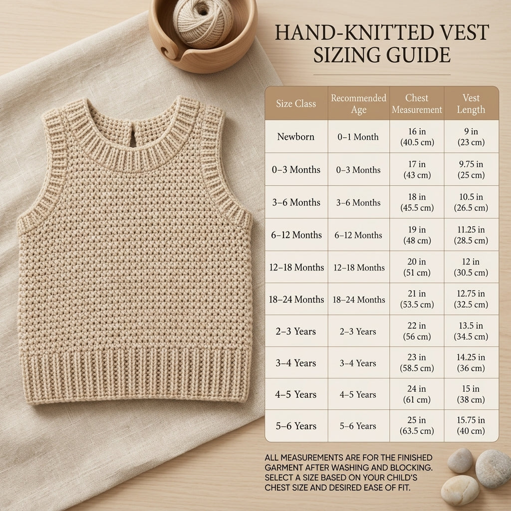 Vest Sweater Vest Baby Sweater | Crochet Pattern PDF