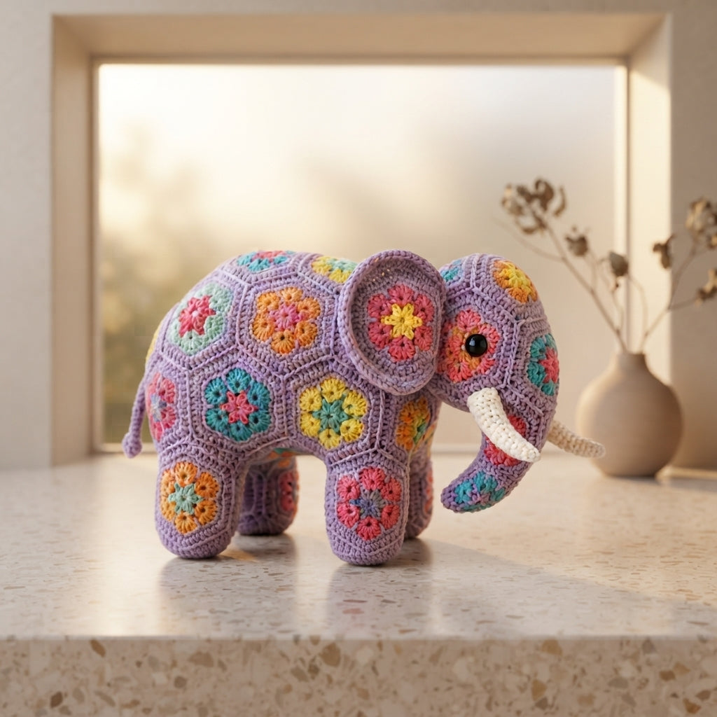 Cuddly Elephant Buddy | Crochet Pattern PDF