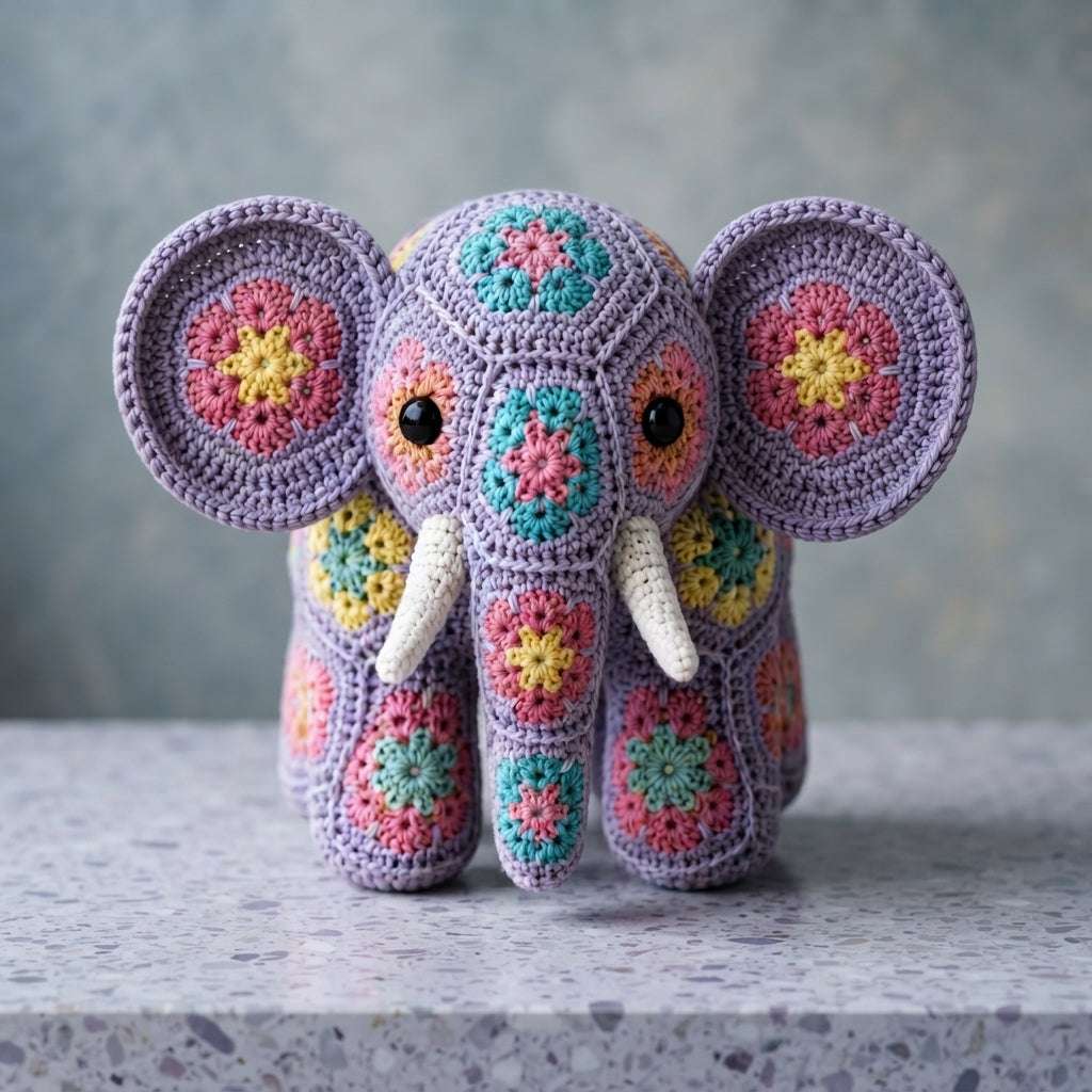 Cuddly Elephant Buddy | Crochet Pattern PDF
