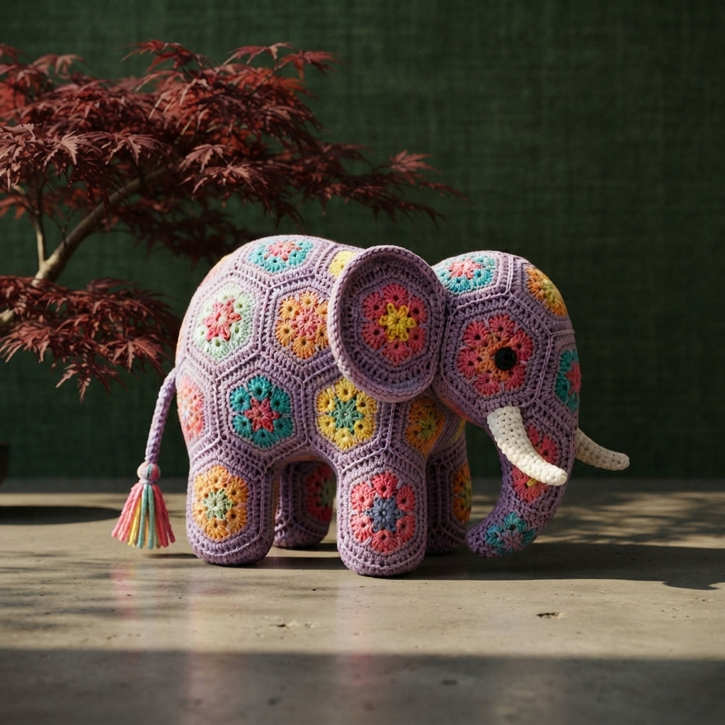 Cuddly Elephant Buddy | Crochet Pattern PDF
