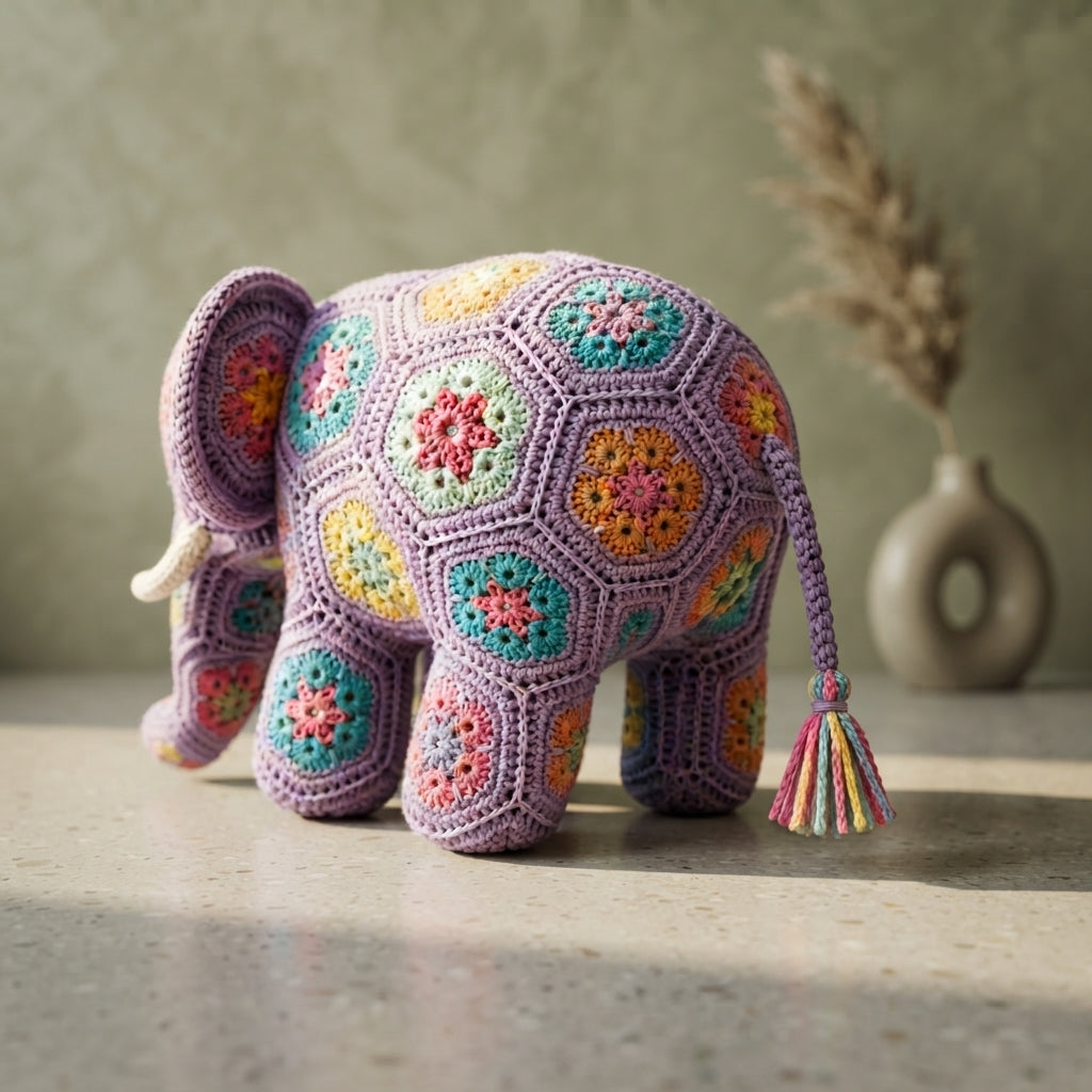 Cuddly Elephant Buddy | Crochet Pattern PDF