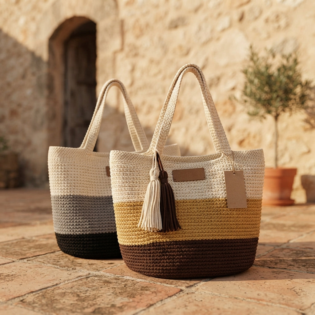 Granny Square Granny Square Beach Bag V2 | Crochet Pattern PDF