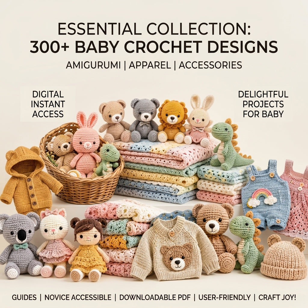 300+ Patterns Bundle Baby Blanket | Crochet Pattern PDF