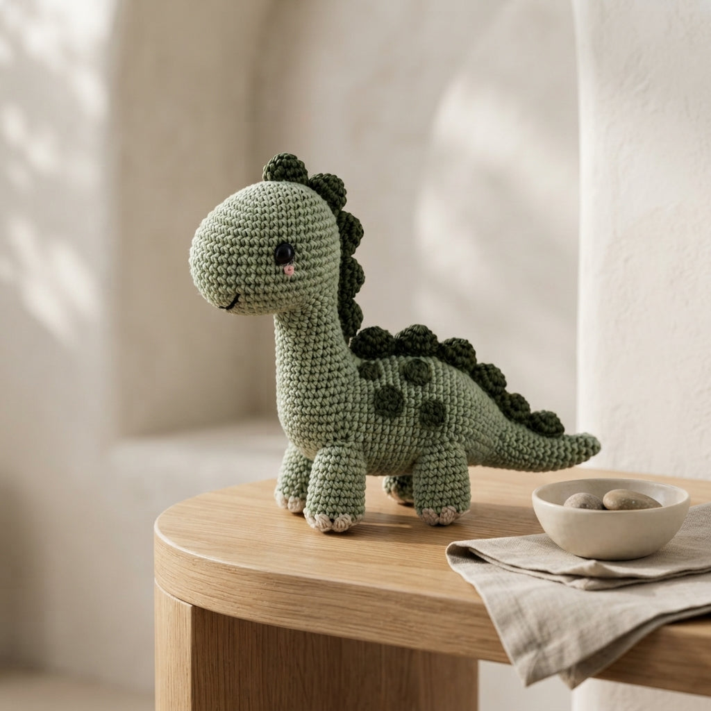 Lovable Amigurumi Dinosaur V2 | Amigurumi Pattern