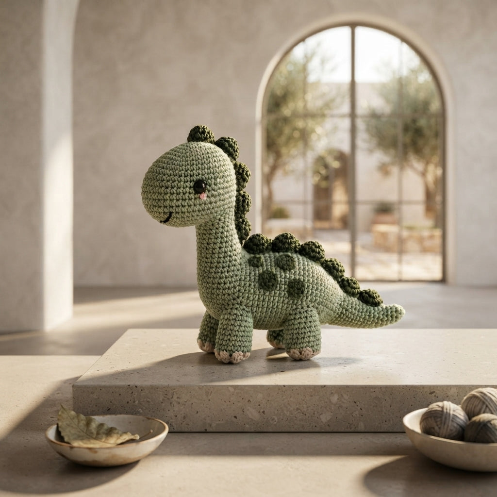 Lovable Amigurumi Dinosaur V2 | Amigurumi Pattern