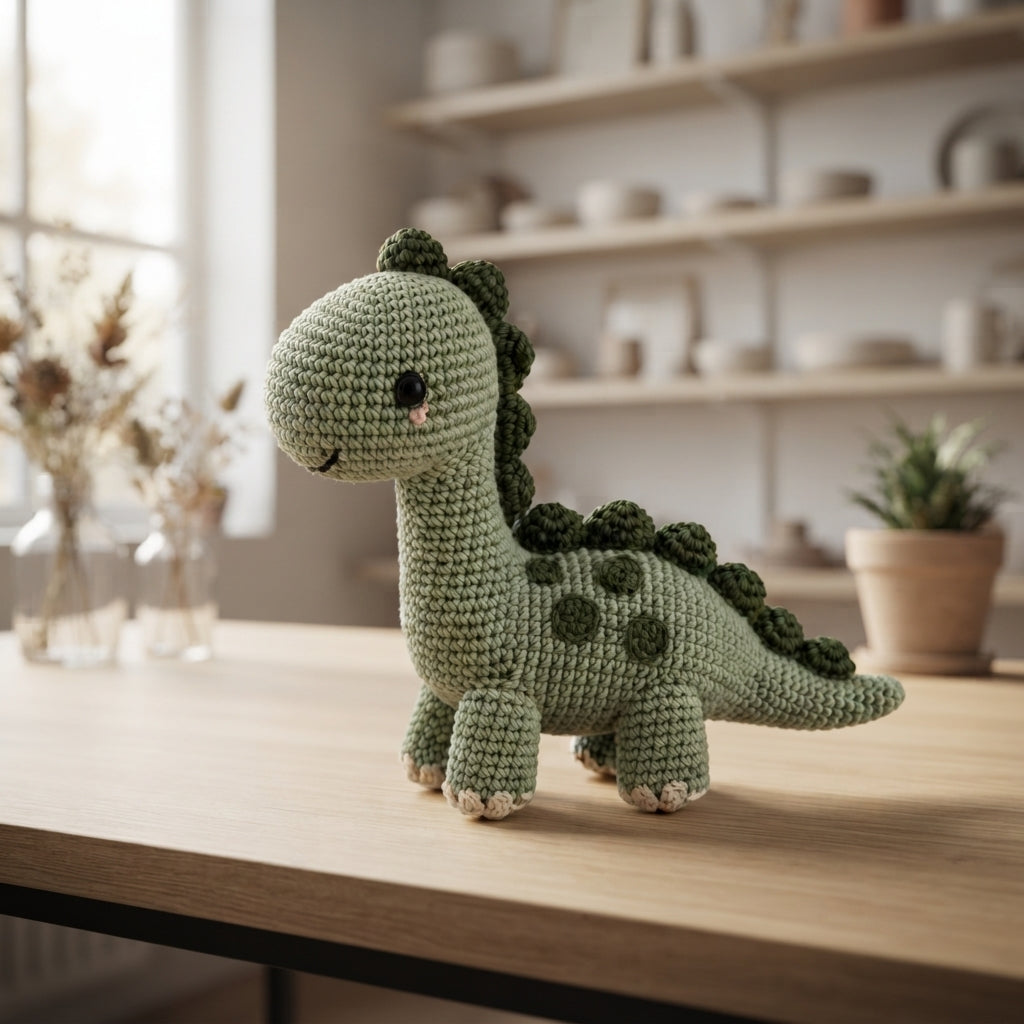 Lovable Amigurumi Dinosaur V2 | Amigurumi Pattern