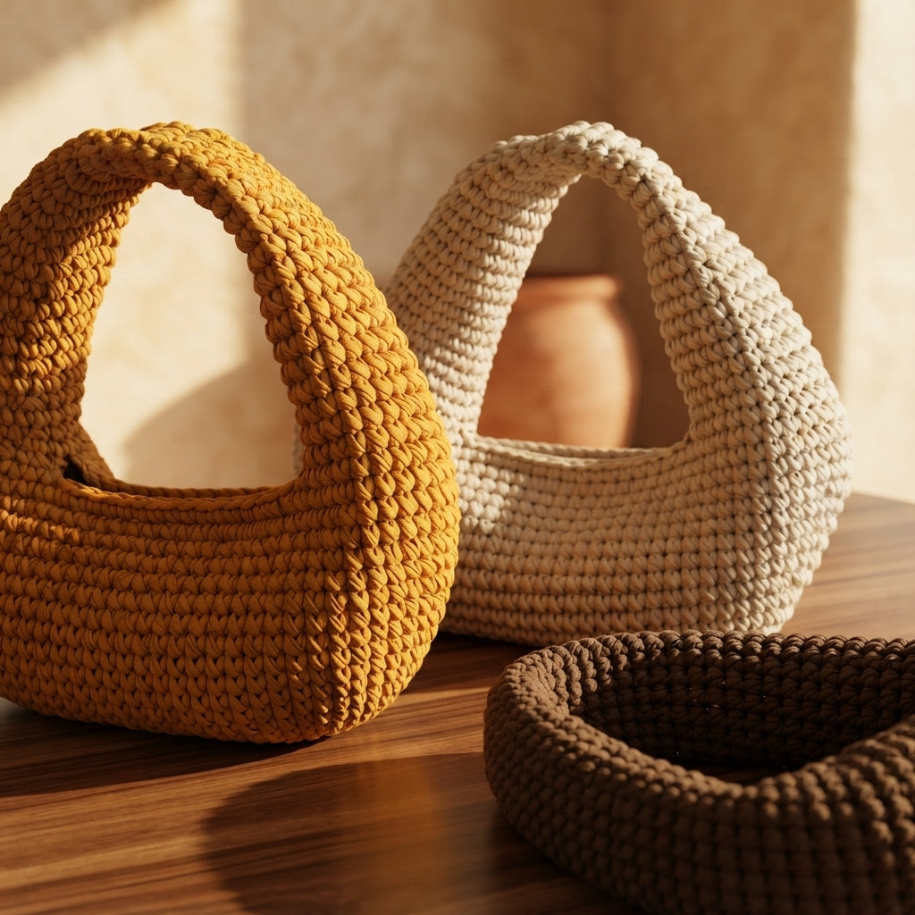 Purse Handbag Tote V3 | Crochet Pattern PDF