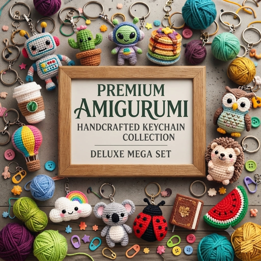 Premium 1500+ Mini Charms | Amigurumi Pattern Pack — Design 2