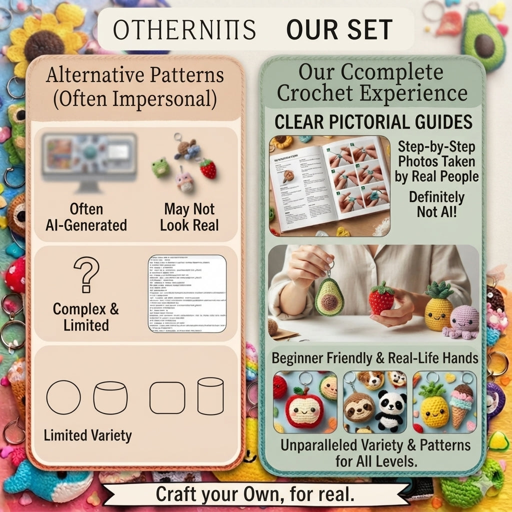 Premium 1500+ Mini Charms | Amigurumi Pattern Pack — Design 2
