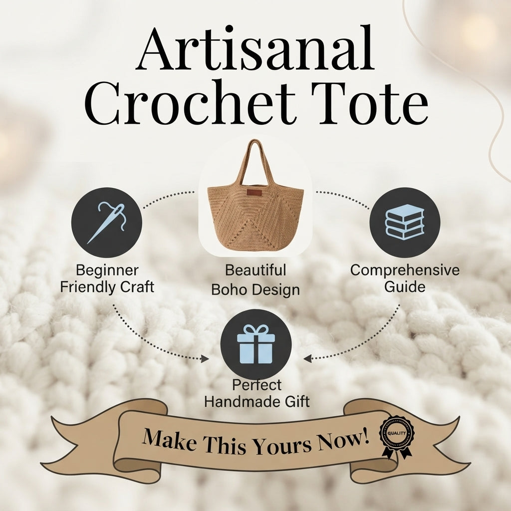 Granny Square Purse Tote | Crochet Pattern PDF