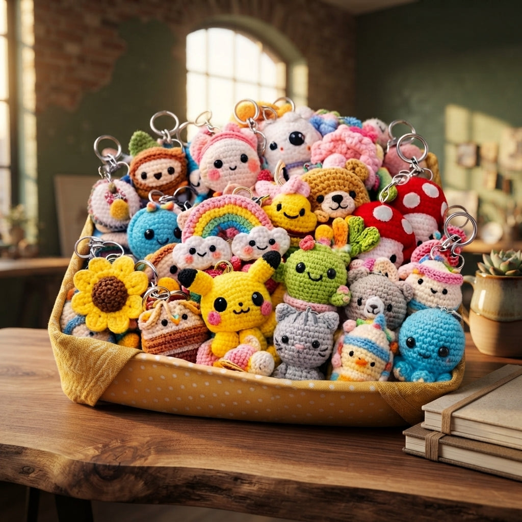 Premium 1500+ Mini Charms | Amigurumi Pattern Pack — Design 2