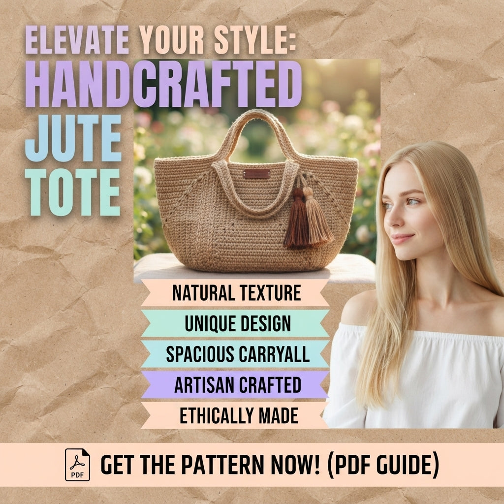 Granny Square Purse Tote | Crochet Pattern PDF