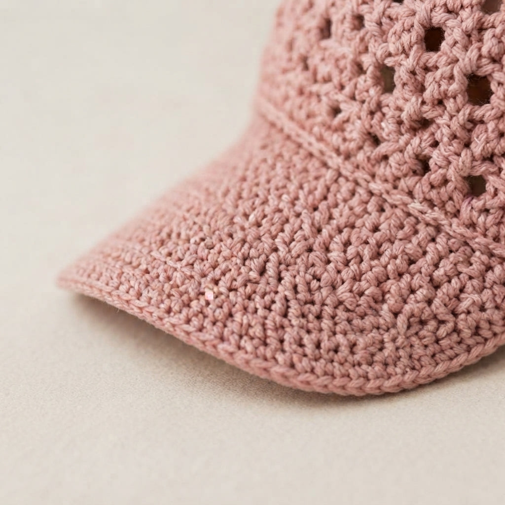 Lovely Visor | Crochet Beach Hat Pattern