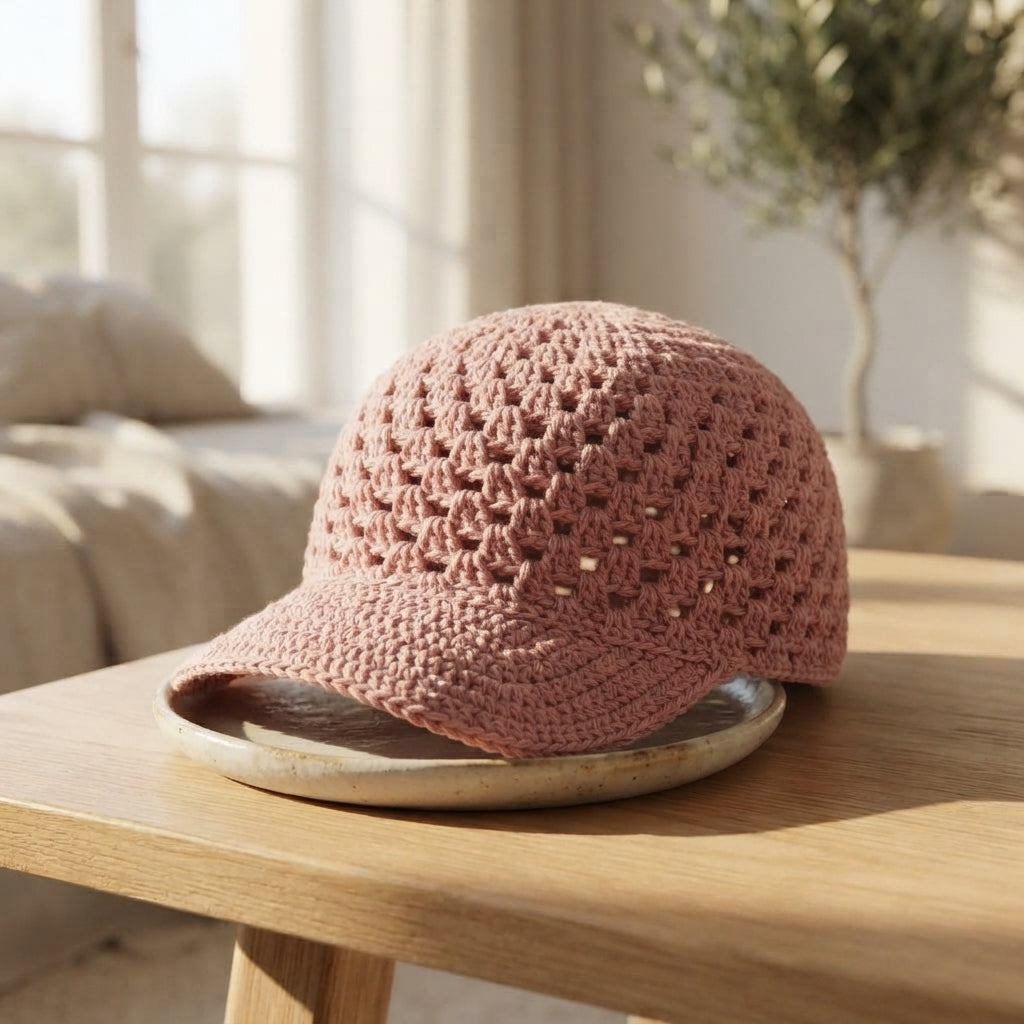 Lovely Visor | Crochet Beach Hat Pattern