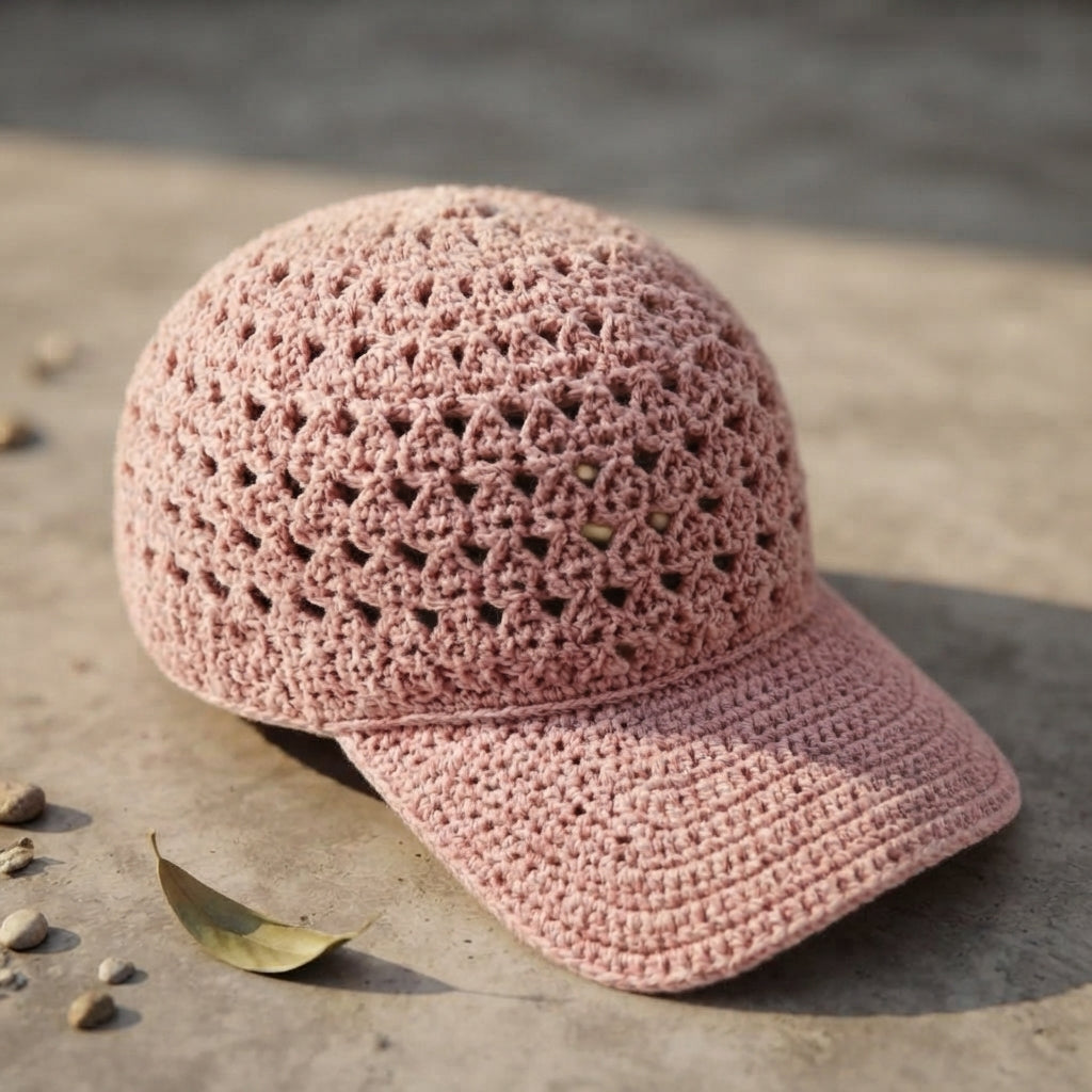 Lovely Visor | Crochet Beach Hat Pattern