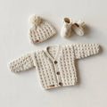 Caleb Cardigan Hat Baby Cardigan | Crochet Pattern PDF