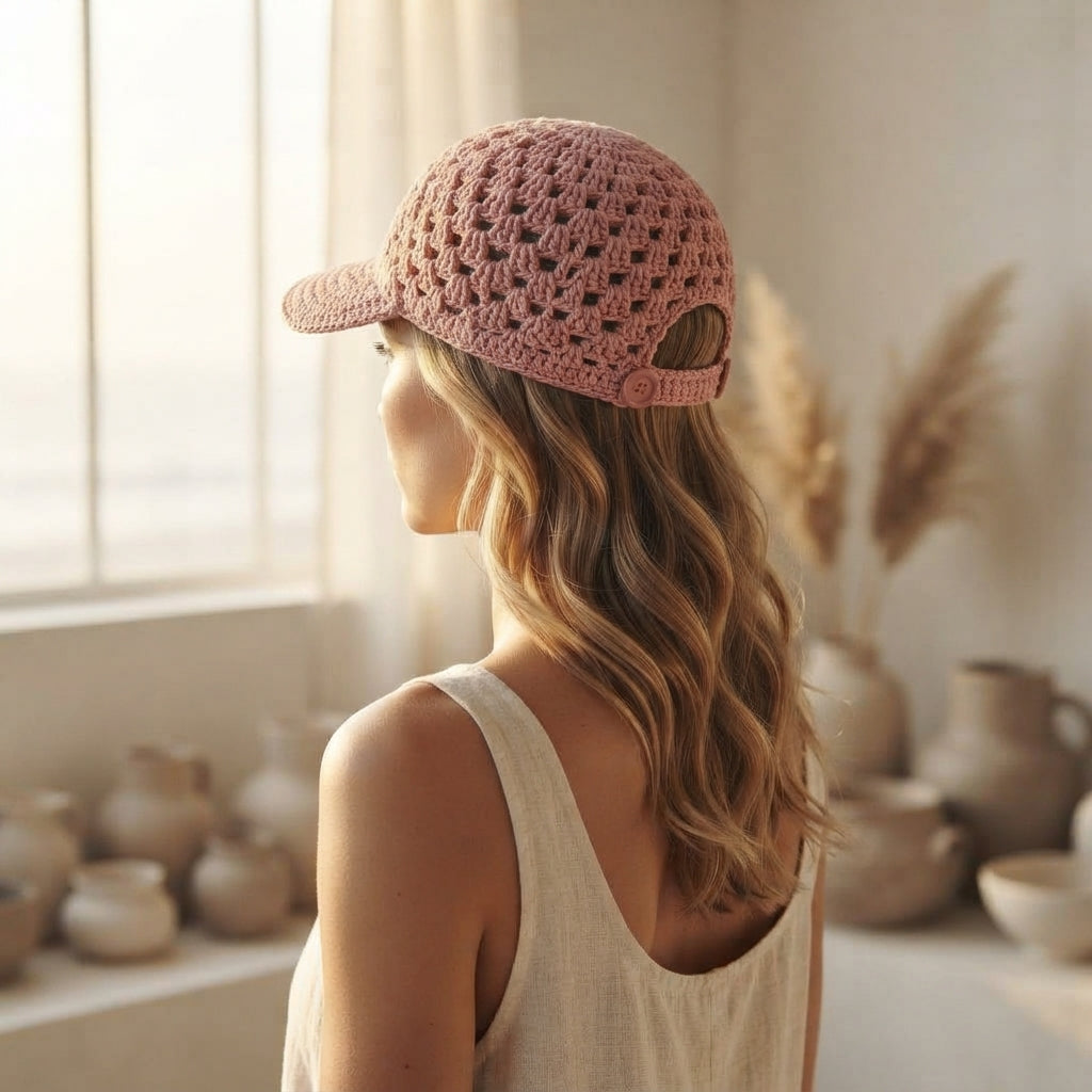Lovely Visor | Crochet Beach Hat Pattern