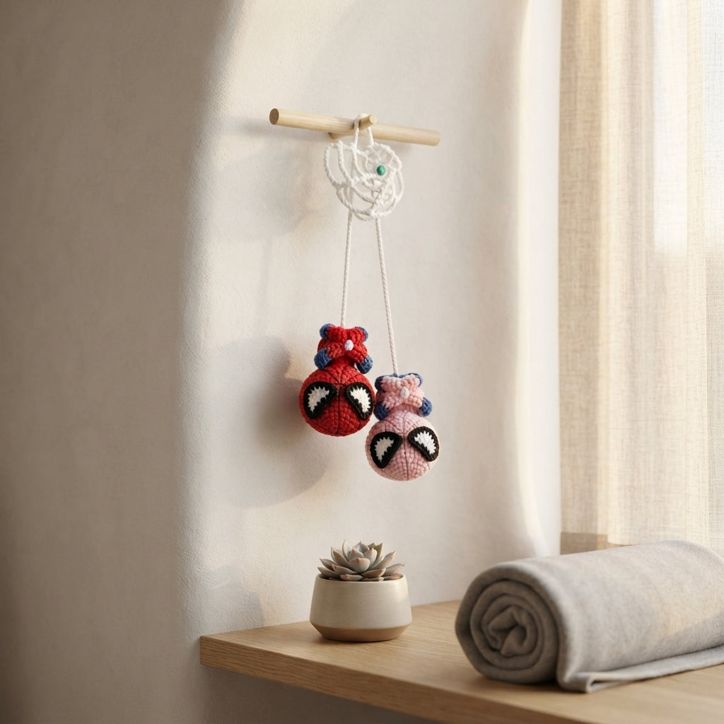 Adorable Bag Charm Keychain | Crochet Pattern PDF — Design 4