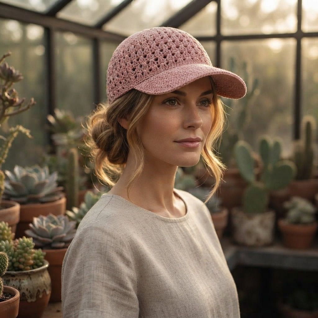 Lovely Visor | Crochet Beach Hat Pattern