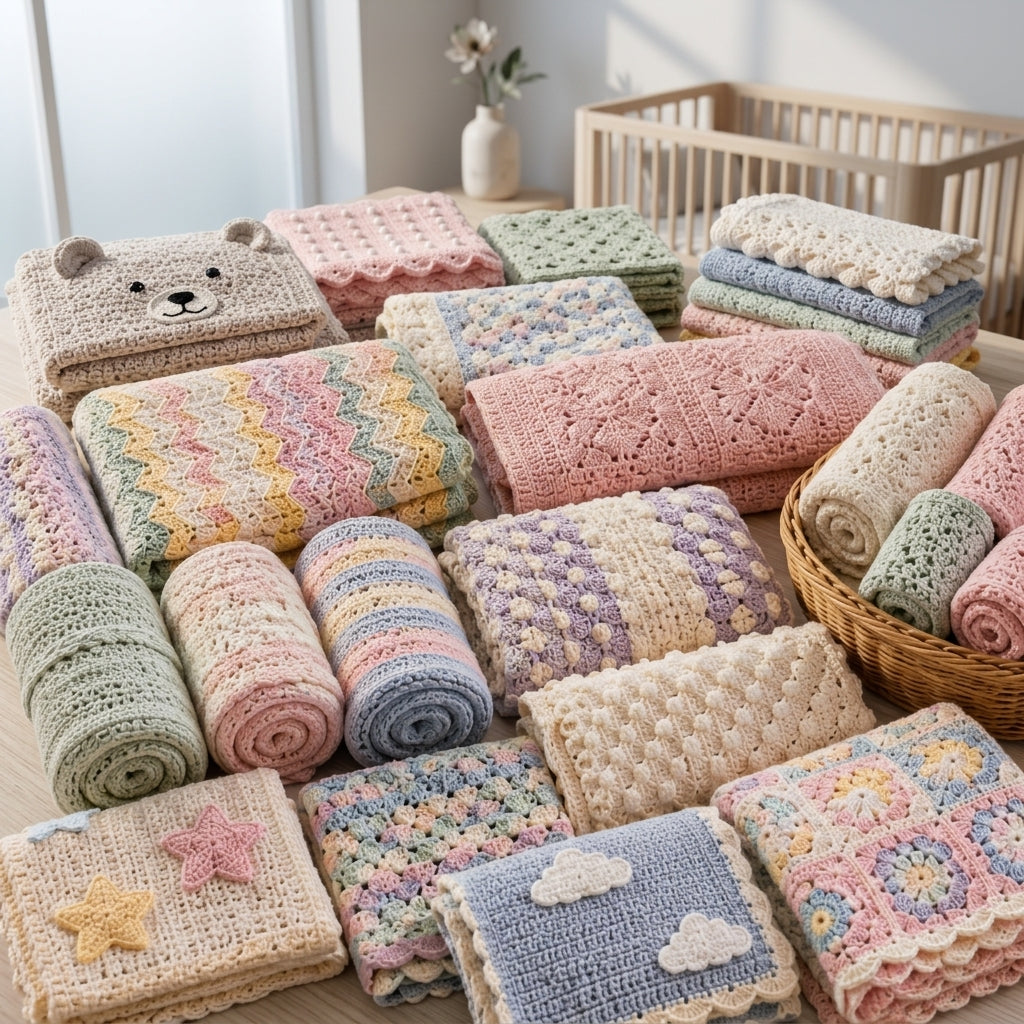300+ Patterns Bundle Baby Blanket | Crochet Pattern PDF