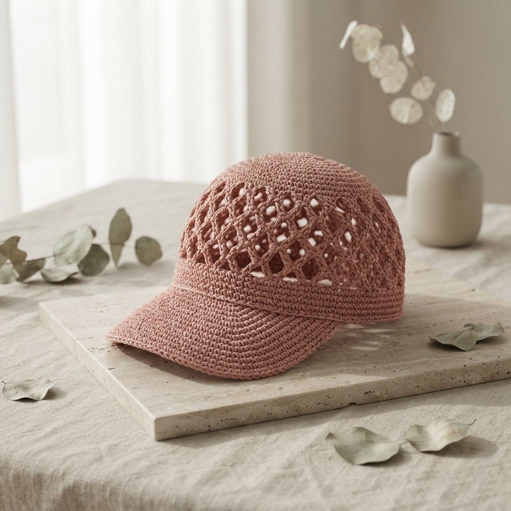 Lovely Visor | Crochet Beach Hat Pattern
