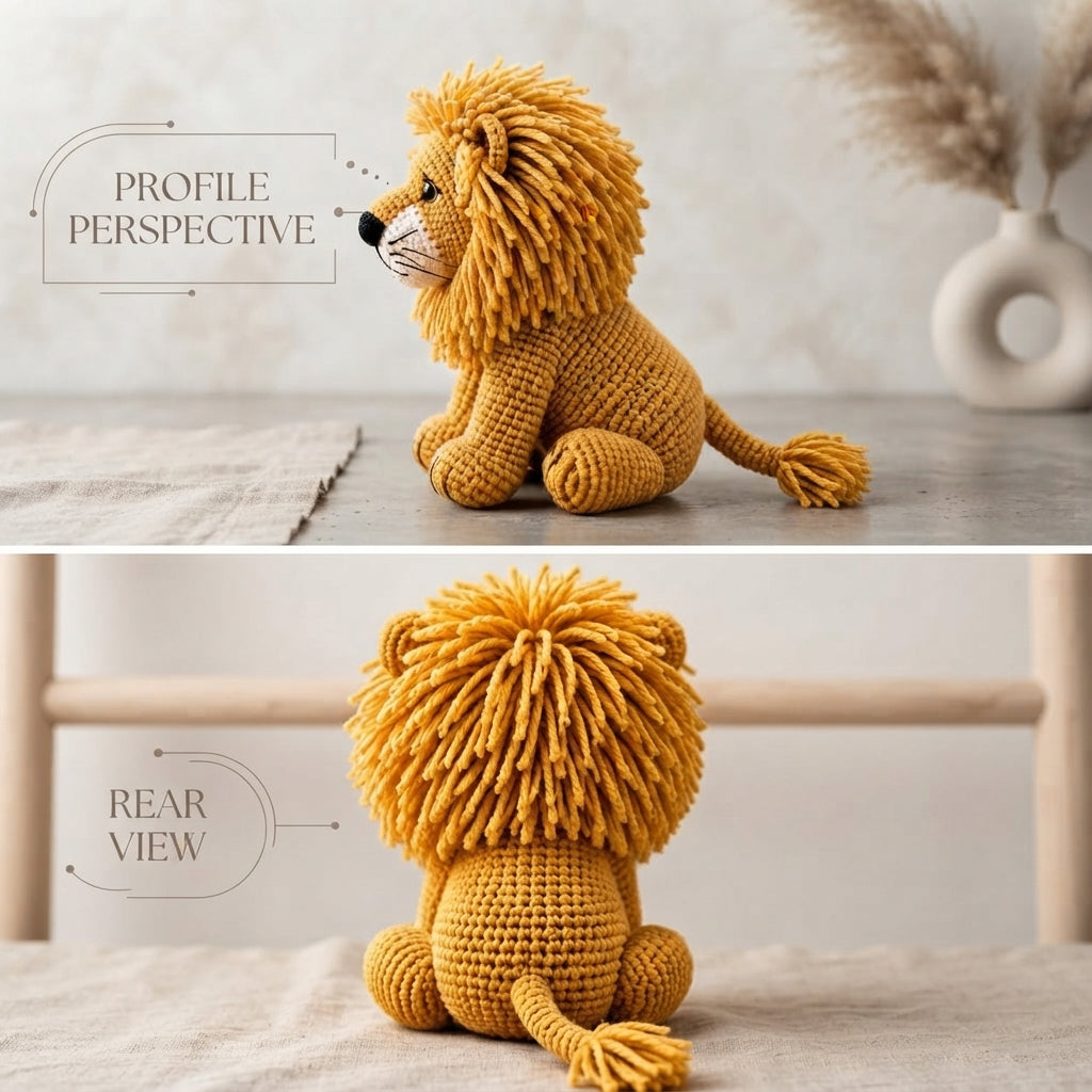 Amigurumi Lion Doll | Amigurumi PDF Guide