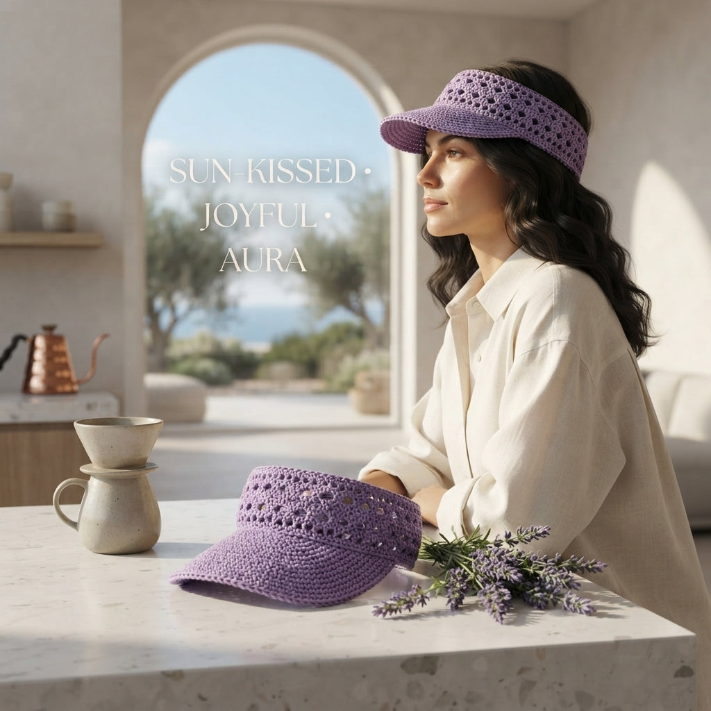 Stylish Sun Visor | Handmade Crochet PDF