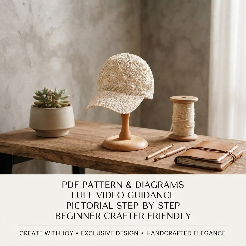 Classic Summer Hat | Crochet Pattern Download — Design 3