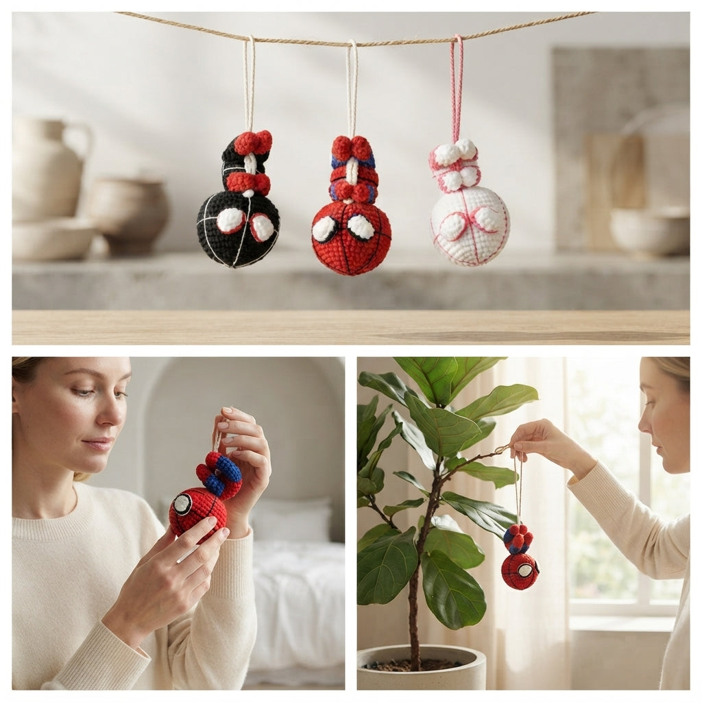 Adorable Bag Charm Keychain | Crochet Pattern PDF — Design 4