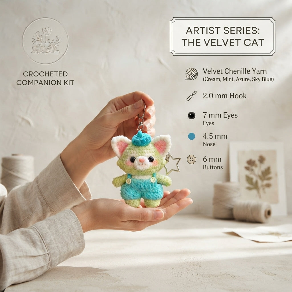 Cute Keychain Keyring | Amigurumi PDF Guide — Design 2