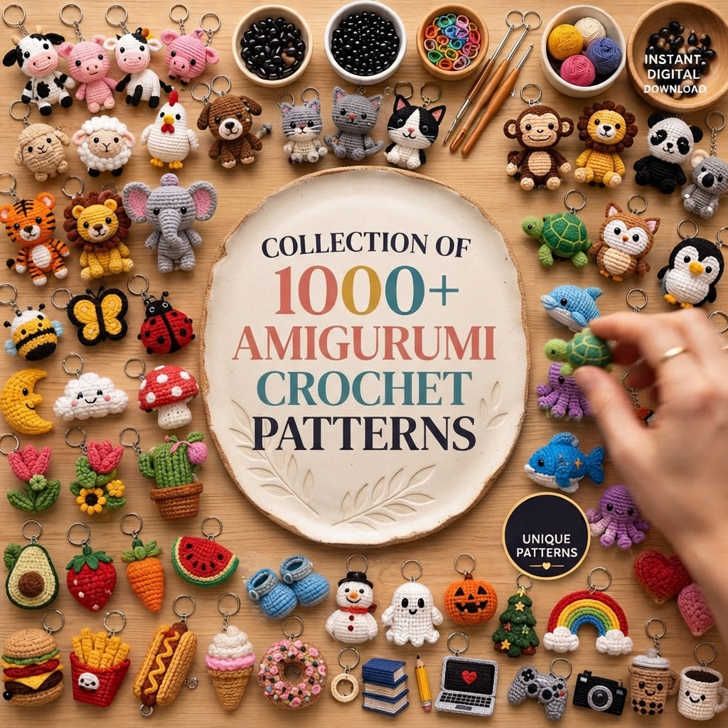Ultimate Keychain Collection | 1000+ Amigurumi PDF