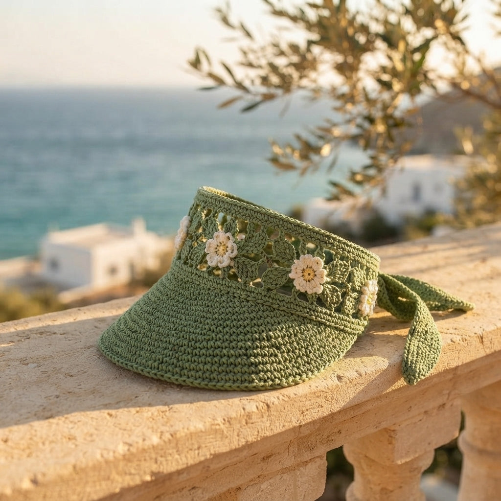 Charming Sun Visor Design | Crochet PDF Pattern