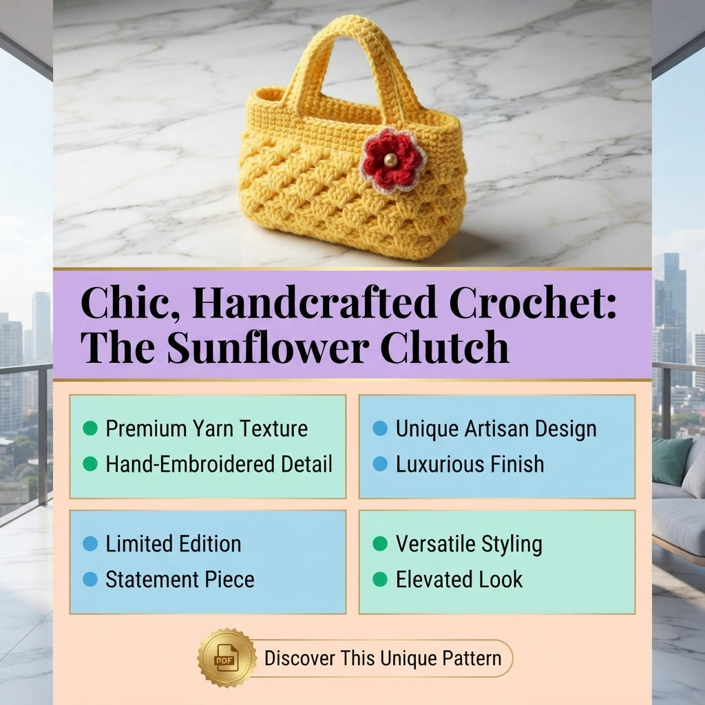 Purse Tote V3 | Crochet Pattern PDF