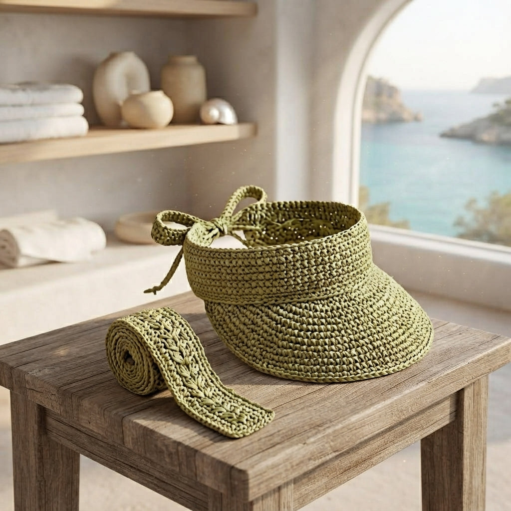 Trendy Summer Hat | Crochet Visor Pattern — Design 3