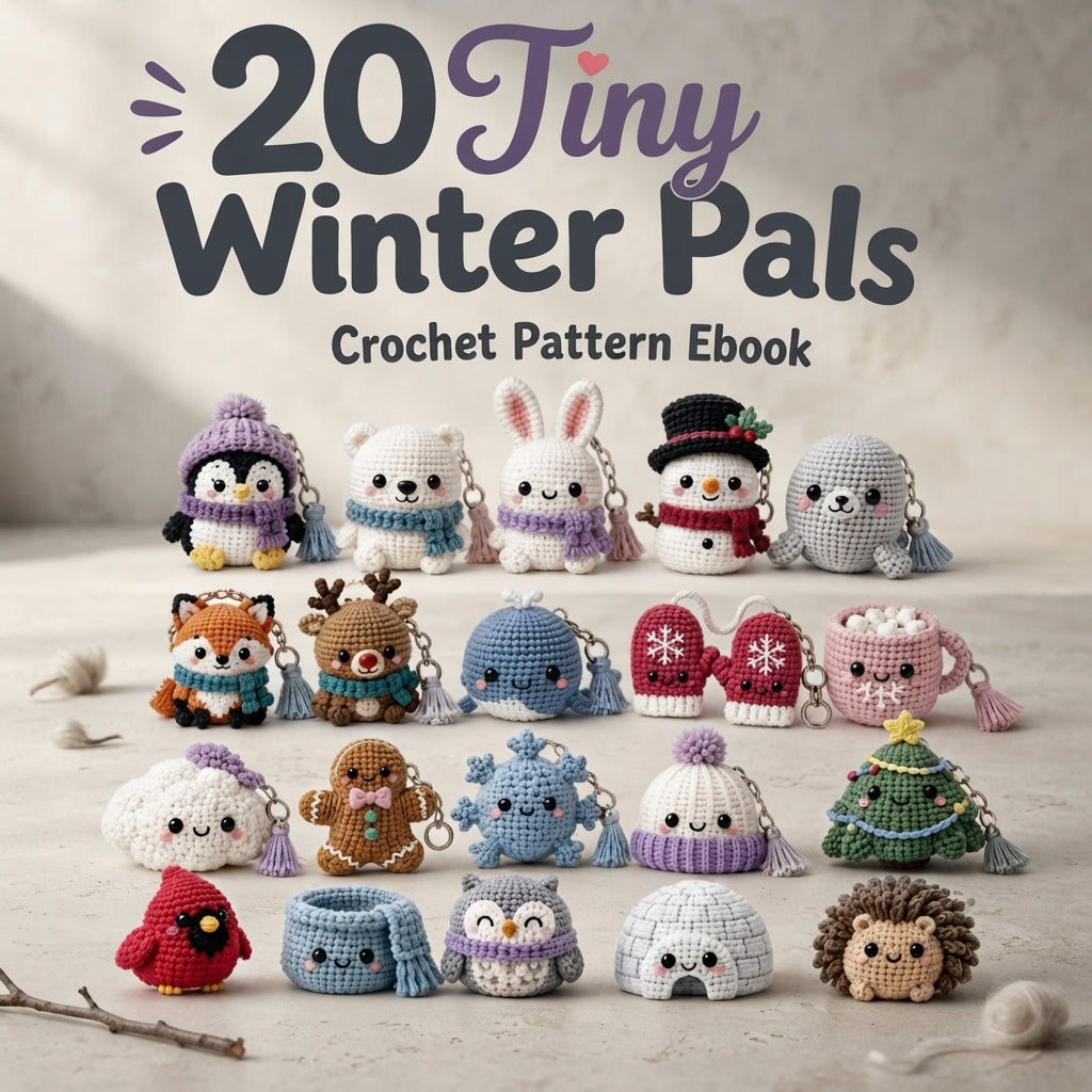 Complete Keychain Library | 20+ Crochet Patterns