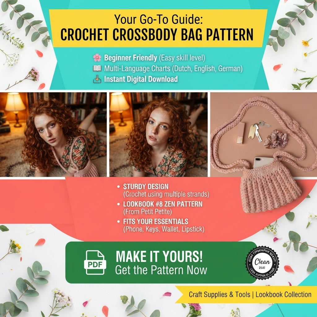 Purse Crossbody V5 | Crochet Pattern PDF