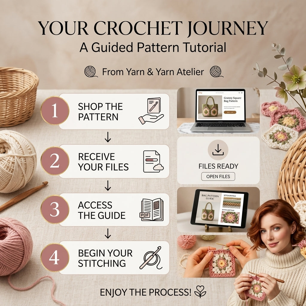 10-in-1 Boho Head Scarf Bundle | Crochet Pattern PDF