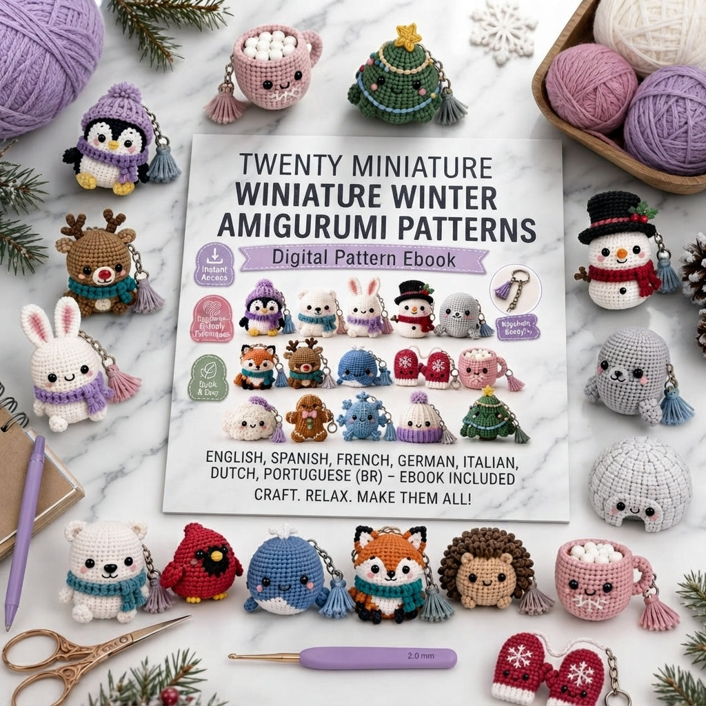Complete Keychain Library | 20+ Crochet Patterns