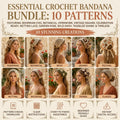 10-in-1 Festival Bandana Bundle | Crochet Pattern PDF
