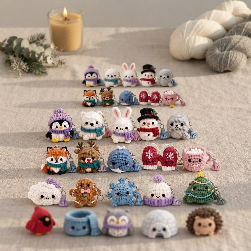 Complete Keychain Library | 20+ Crochet Patterns