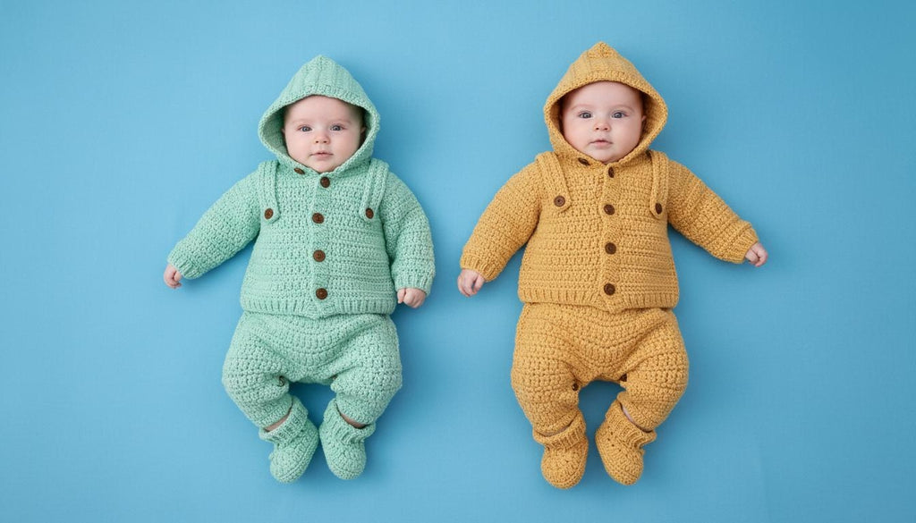 Raglan Baby Sweater Raglan v2 | Crochet Pattern PDF