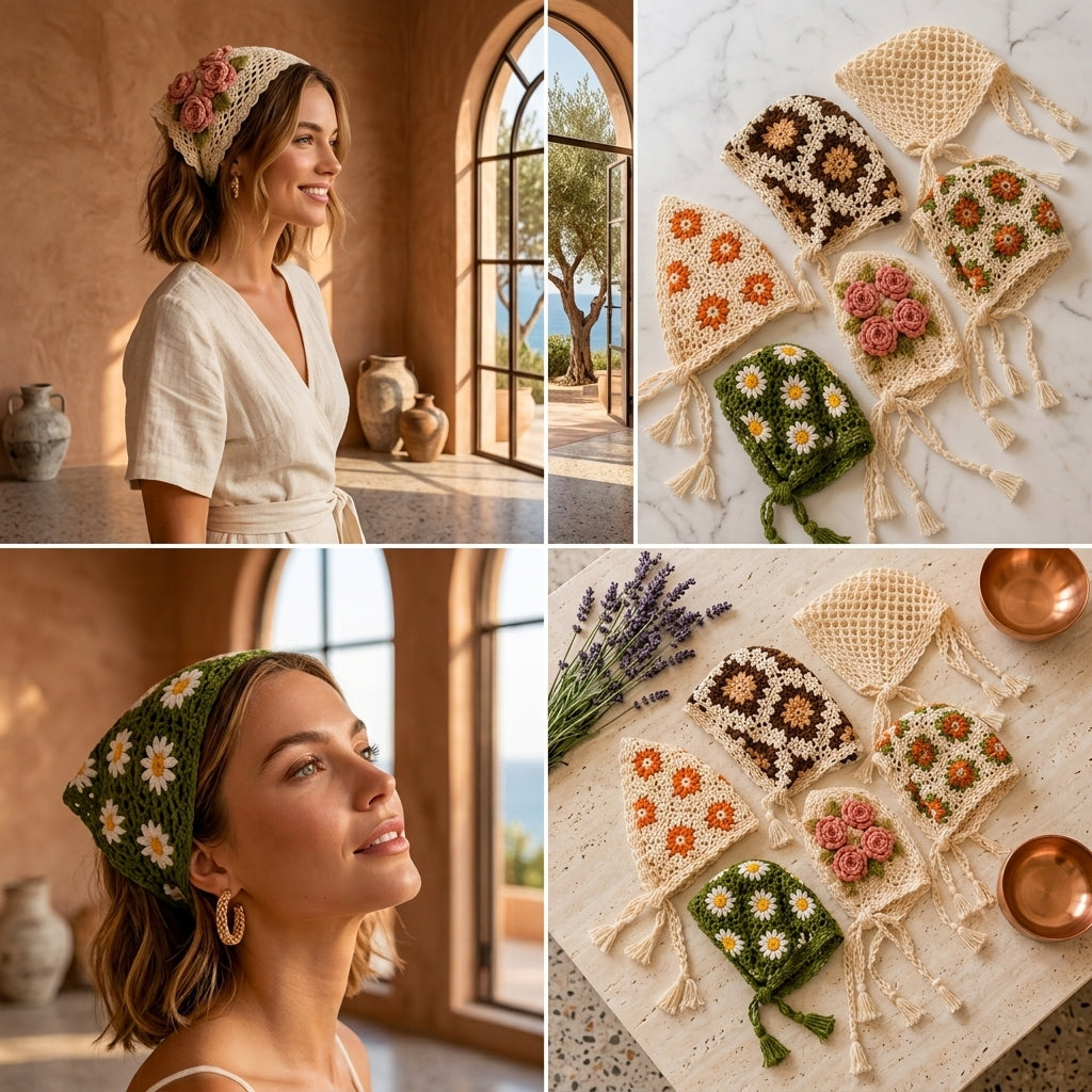 10-in-1 Festival Bandana Bundle | Crochet Pattern PDF