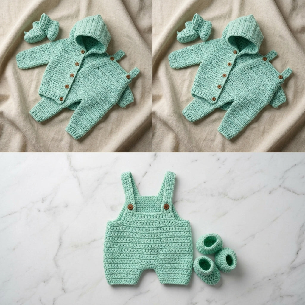 Raglan Baby Sweater Raglan v2 | Crochet Pattern PDF