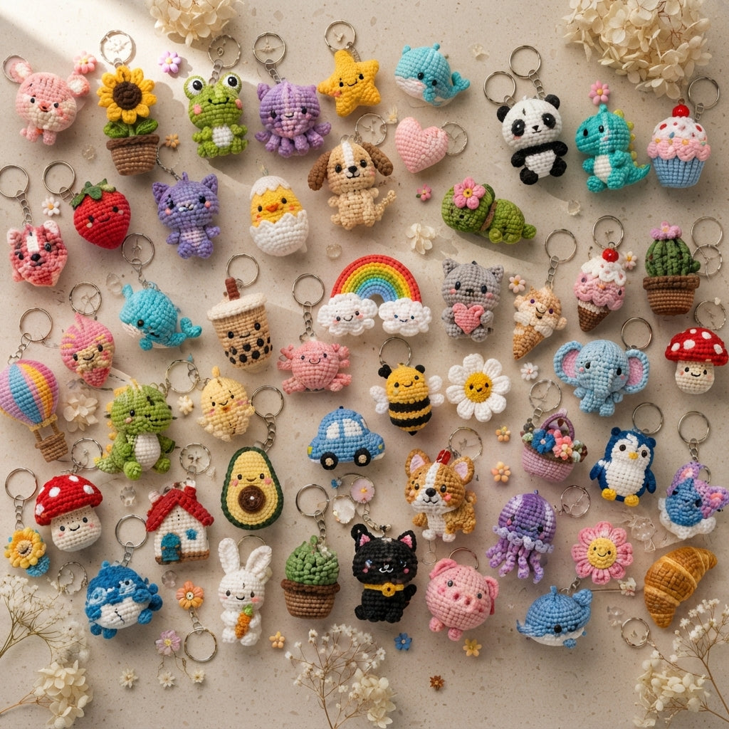 Giant Amigurumi Bundle | 450+ Keychain PDFs