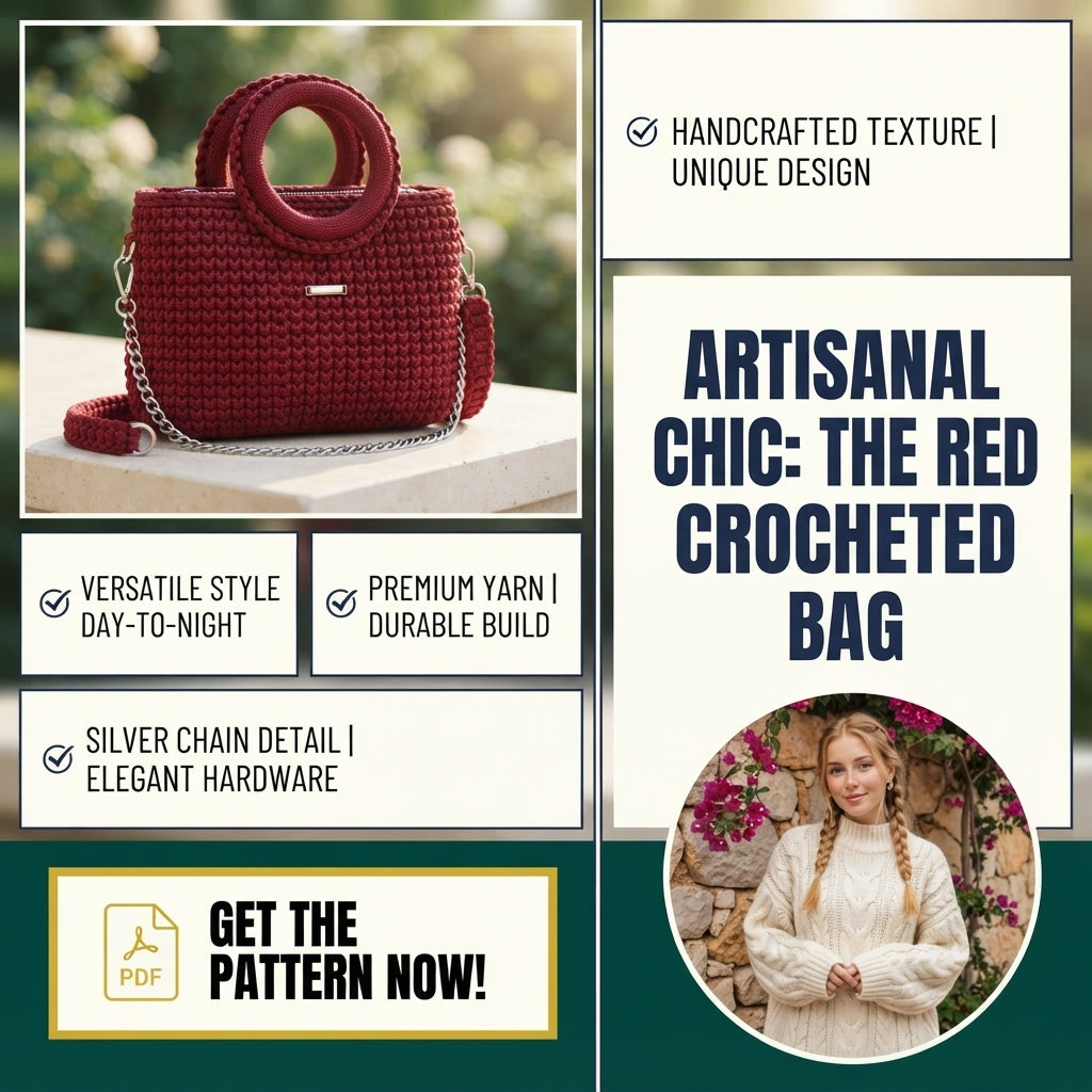 Elegant Handbag | Crochet Pattern PDF