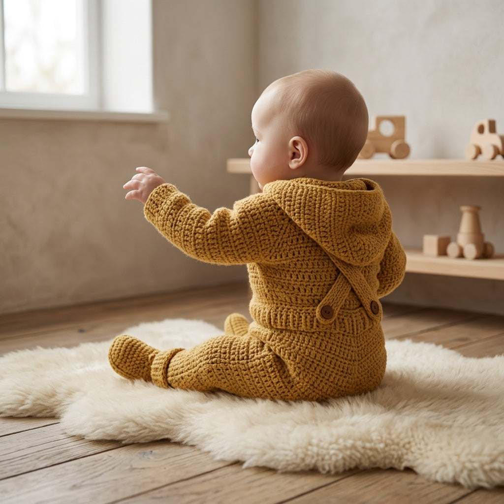 Raglan Baby Sweater Raglan v2 | Crochet Pattern PDF