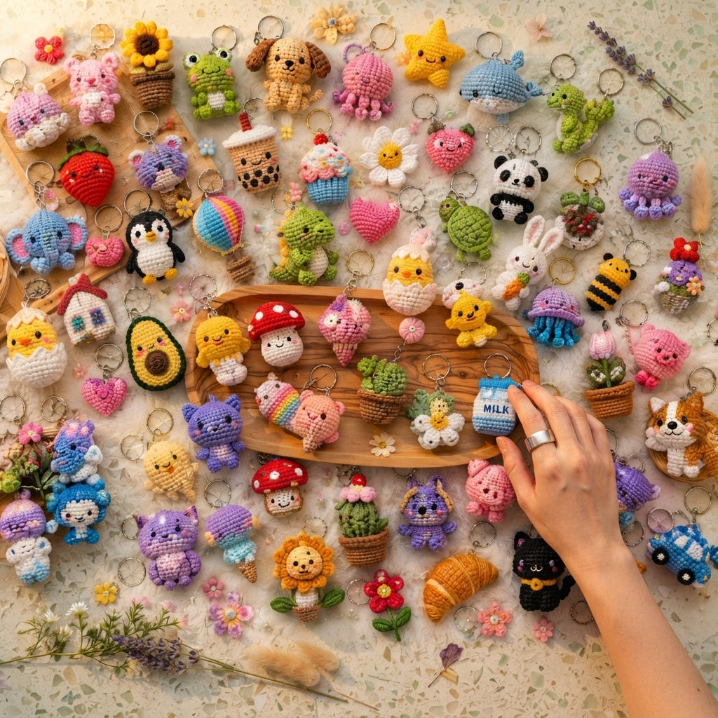 Giant Amigurumi Bundle | 450+ Keychain PDFs
