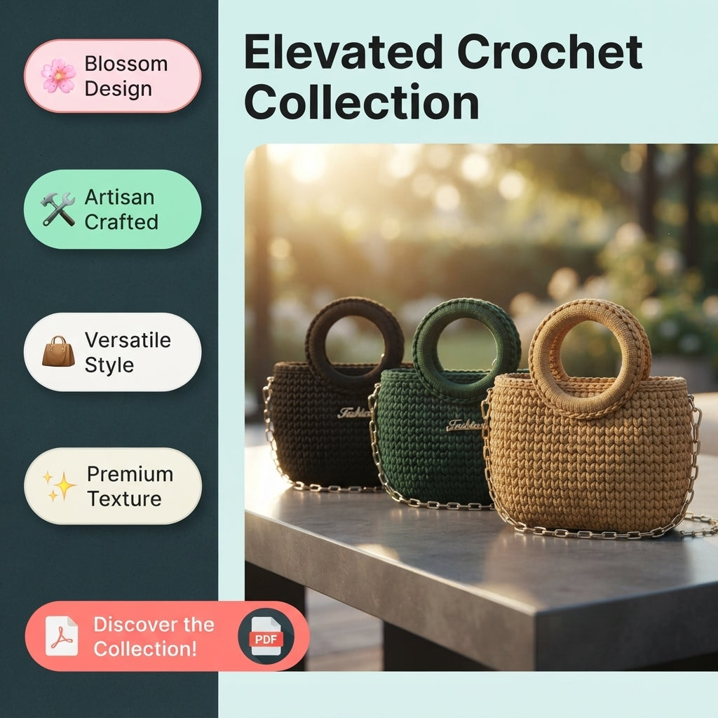 Elegant Handbag | Crochet Pattern PDF